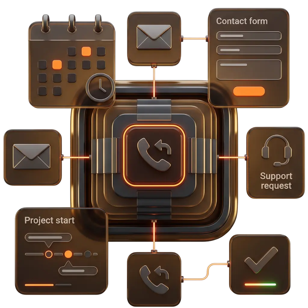 Kontakt zu IT-Kayali für Webdesign IT-Support SEO Hosting Onlineshop Automatisierung und digitale Projekte